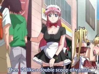 Anime sweetie taped while giving a elite blowjob